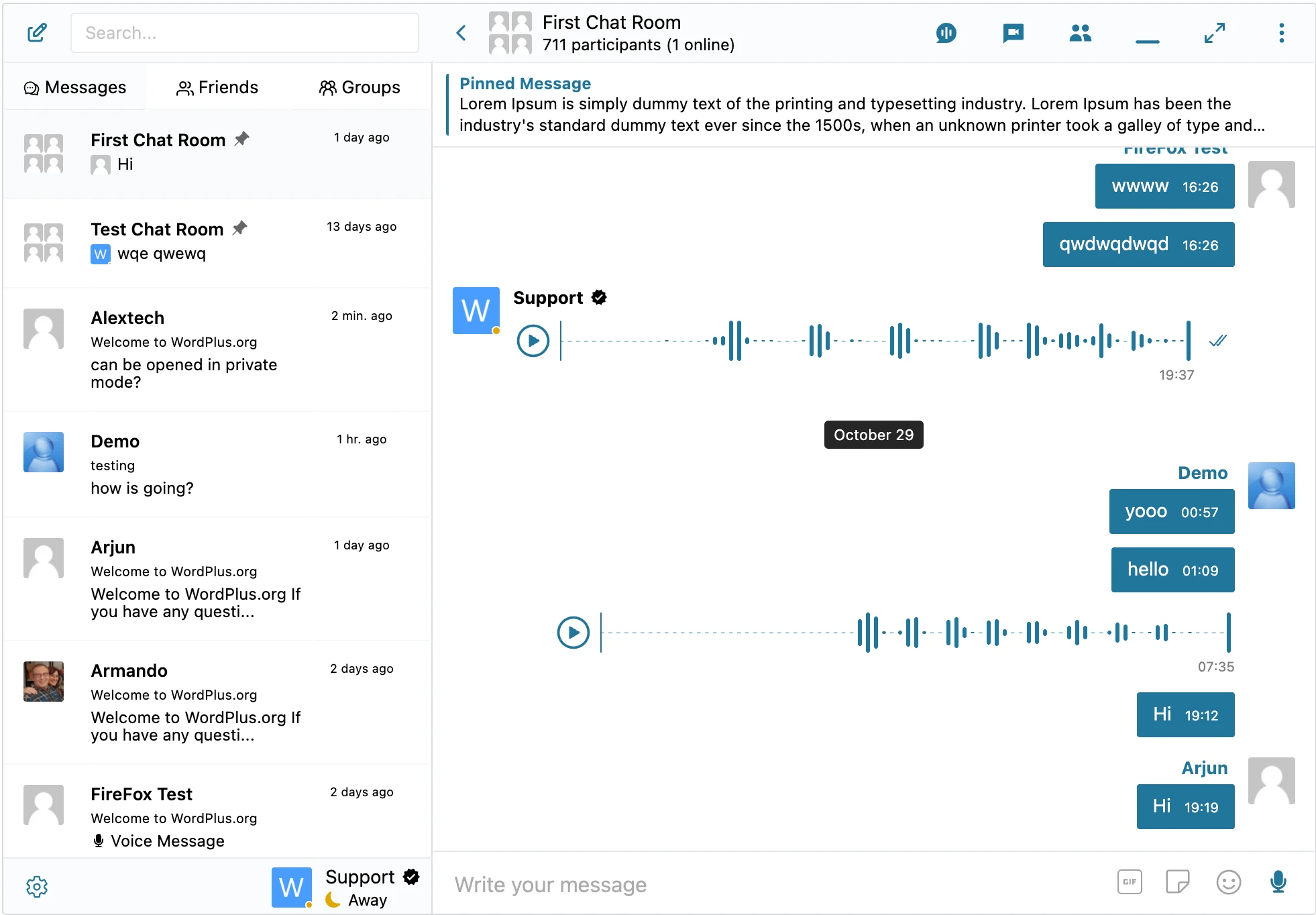 Better Messages — User Inbox